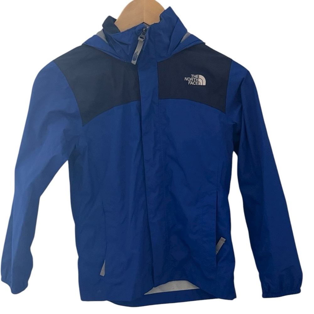 The North Face Kids Royal and navy Blue Raincoat